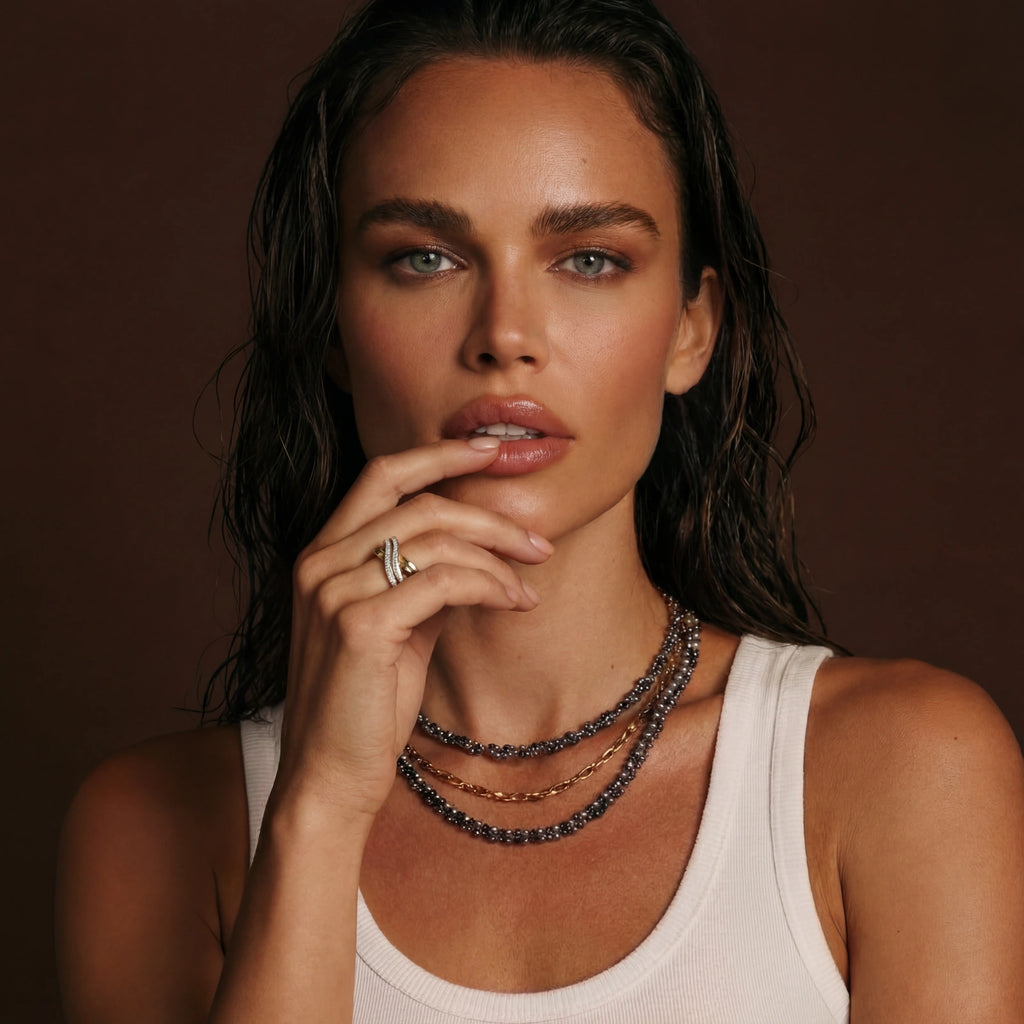 Gouden Golf Flow Ring | AULORIS